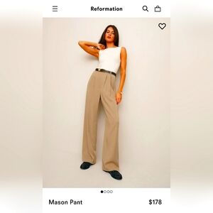 Reformation Mason Pant Short